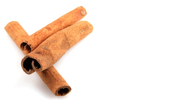 Cinnamon Isolated On White