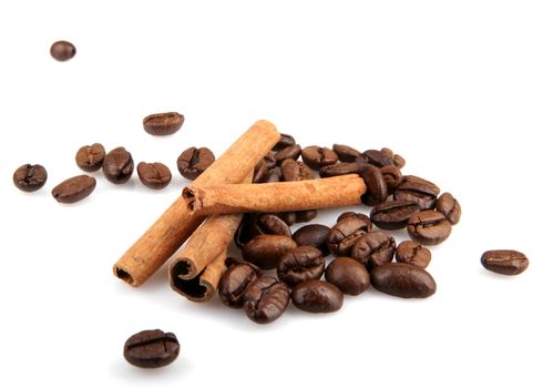 Cinnamon Isolated On White