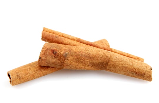 Cinnamon Isolated On White