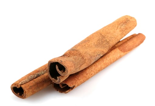 Cinnamon Isolated On White