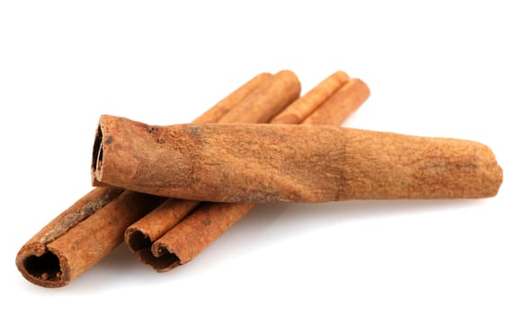 Cinnamon Isolated On White