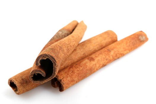 Cinnamon Isolated On White
