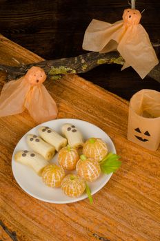 A fruity  Halloween dish made for children 