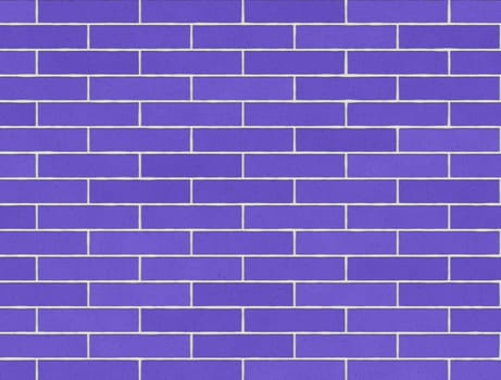 Purple brick wall