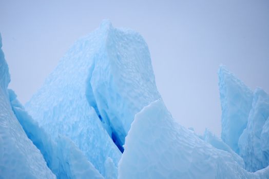 blue glacier ice