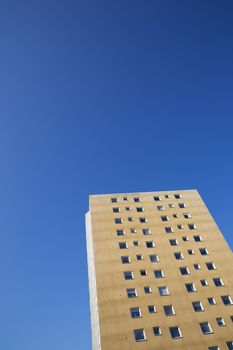 Residential Building in front of Blue sky
