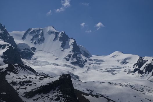 Gran Paradiso (4061m) in Aosta valley, Italy Alps