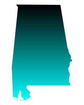 Map of Alabama