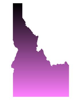 Map of Idaho