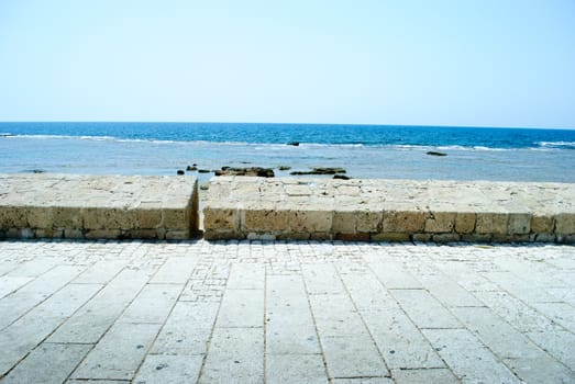 sea in Akko, Israel