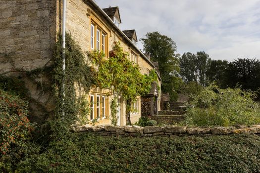 Cotswold or Cotswolds district of southern England in the autumn.