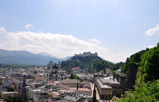 Salzburg with Festung