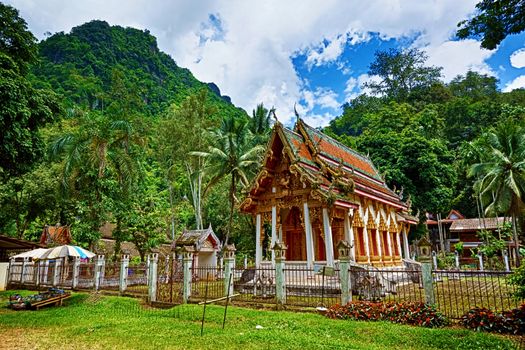 Alongkorn Chedi Pagoda in Chanthaburi, Thailand 