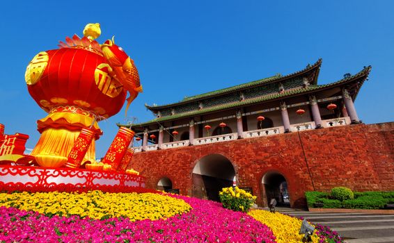 China city gate