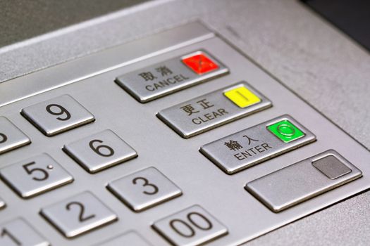 ATM keypad