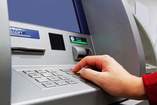 Press ATM EPP keyboard