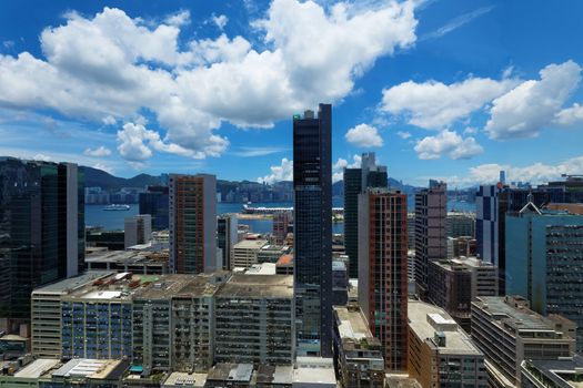 office buildings at day, hongkong kwun tong