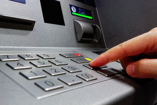 Press ATM EPP keyboard