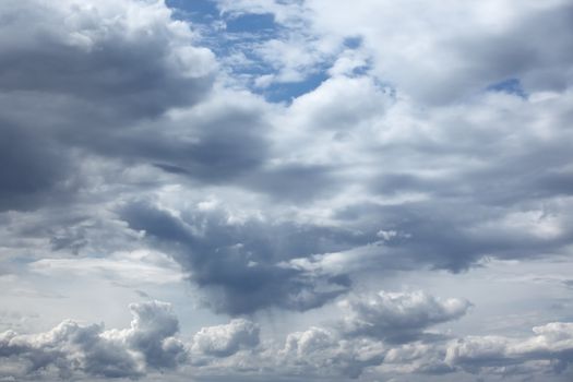 Sky with clouds. Natural light and colors
