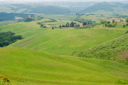 Beautiful view of scenic Tuscany landscape, Italy