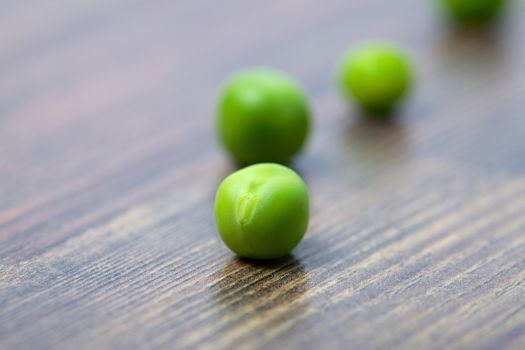 Green peas, big pile closeup