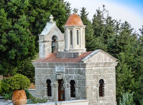 An Orthodox Church in the trees