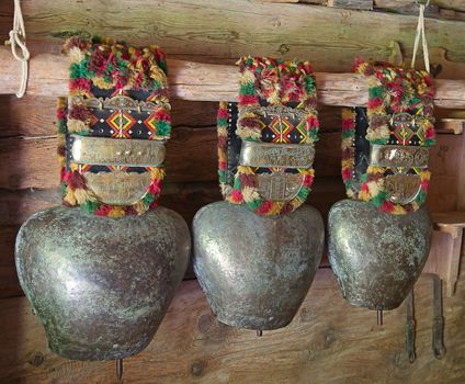 Collection of the cow bells