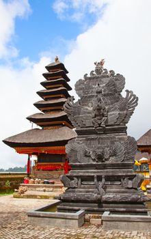 Water temple at Bratan lake, ulun danu bedungul, Bali