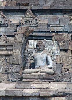 Borobudur temple near Yogyakarta on Java island, Indonesia