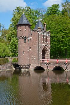 Ancient De Haar castle near Utrecht, Netherlands