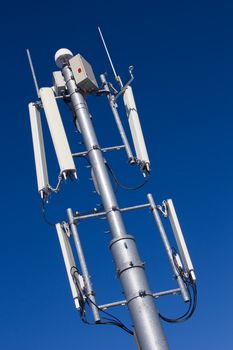 GSM Antenna against blue sky