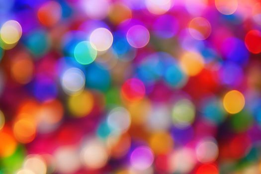 Defocused ligths of Christmas tree