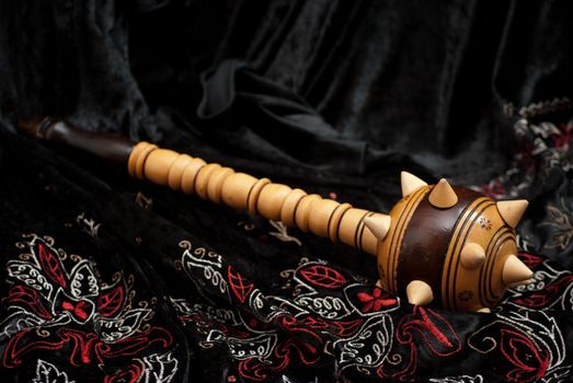 wooden mace