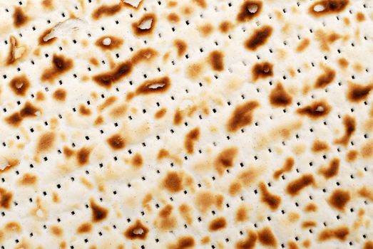 Texture of jewish passover matzah (unleavened bread). 