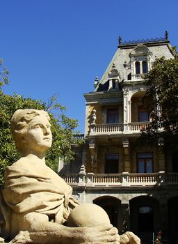 Sculpture at Masandra Palace, Crimea peninsula, Ukraine