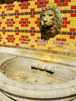 Fountain at Masandra Palace, Crimea peninsula, Ukraine