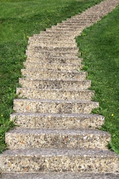a current perspective on grass vertical staircase fleeing up