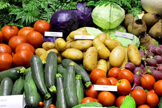 vegetables in market, Chiangmai Thailand