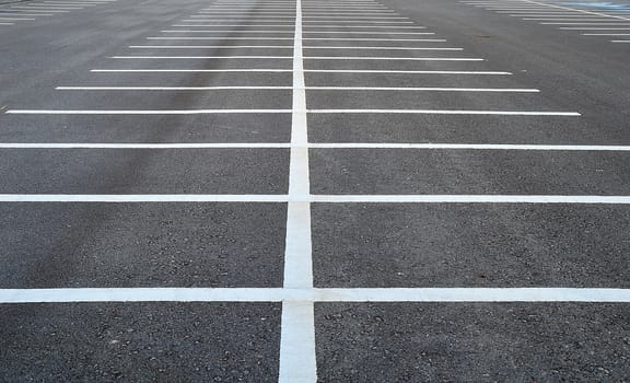 empty motorcycle parking lot