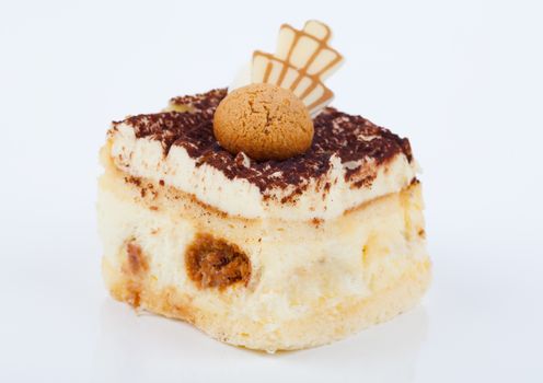 self-made italian tiramisu dessert