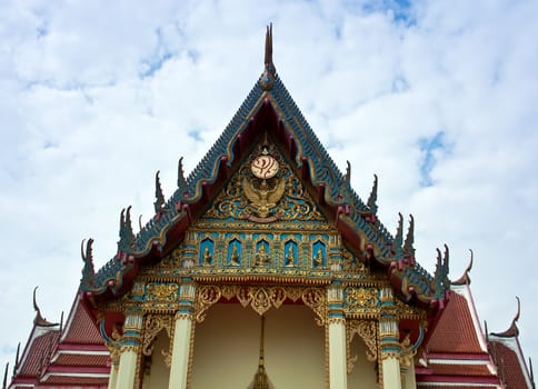 Architecture of the temple In Thailand.