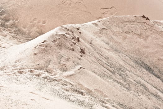 Heaped up sand as a detailed background image