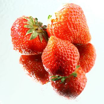 strawberry isolated on white background