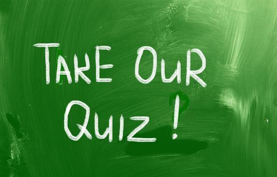 Take Our Quiz Concept