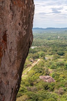 The rock fortress of Sigiriya in Sri Lanka