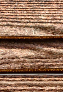 Traditional tiles roof Asia style