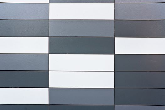 Grey and white rectangle tiles as a background