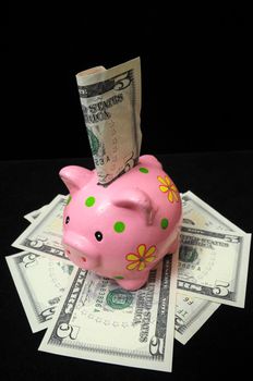 Save Money with One Pink Pig Piggy Bank