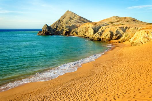 Beach at Pilon de Azucar in La Guajira, Colombia