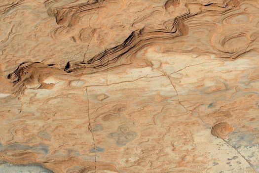 Soil detail, in the Sossusvlei, Namib desert. Namibia